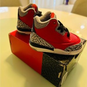 Used infant size 3 Jordan retro 3